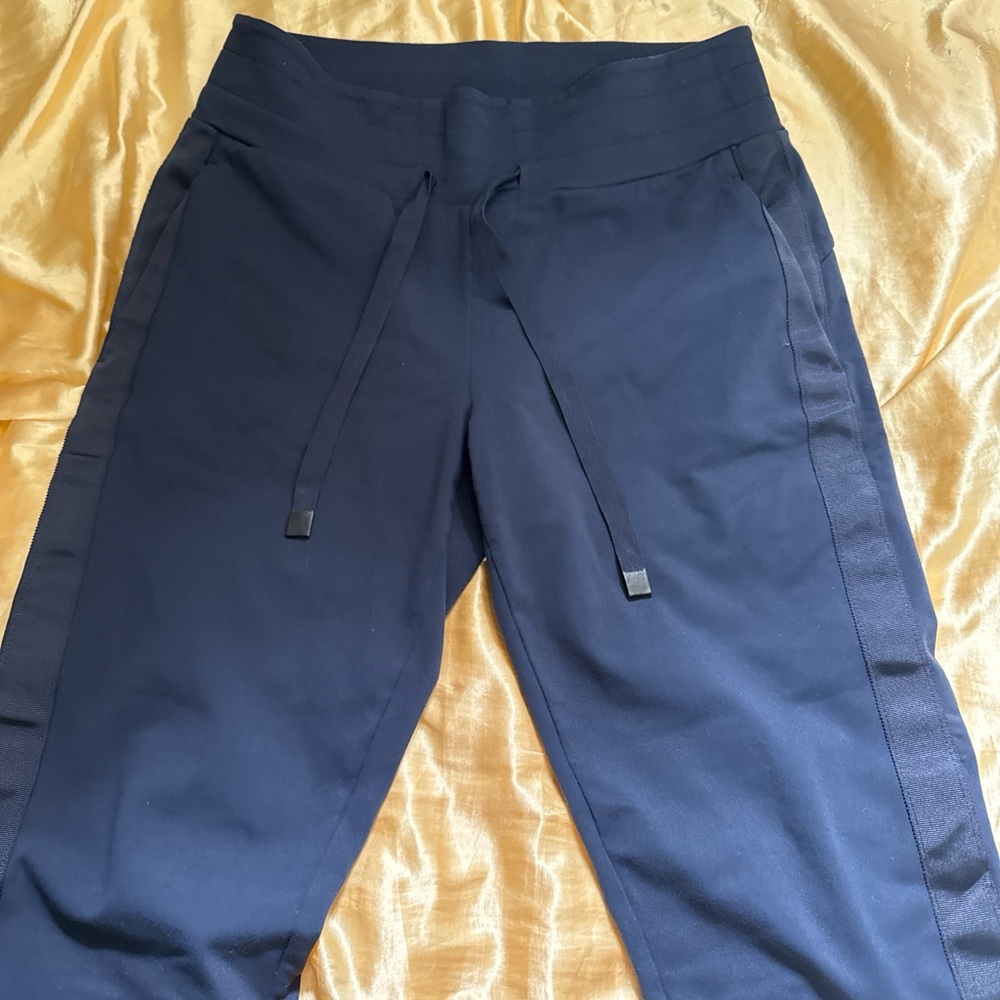 Athleta Metro Downtown Ankle Pants Navy Blue
